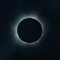 Total Solar Eclipse with Prominences